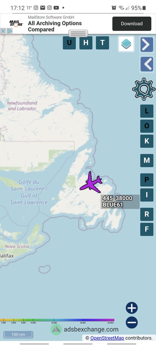 jeroenth72's tweet photo. #Blue61 KC10 support for the Dutch F35A deployment entered Canadian airspace.

@VlbLeeuwarden @MennoSwart @Metal1957 @TheSnoopySnoop @haveVglass @is_keelu @MATA_osint https://t.co/wJIgZwlz5y