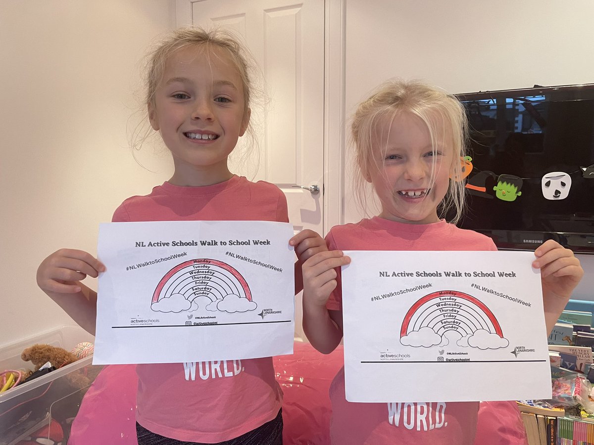 Laurawalk1986's tweet photo. #nlwalktoschoolweek #NLWALKTHERAINBOW @PrimaryHilltop @NLActiveSchools scooter to school today for these two π΄ https://t.co/2ZeVJ2PPFd