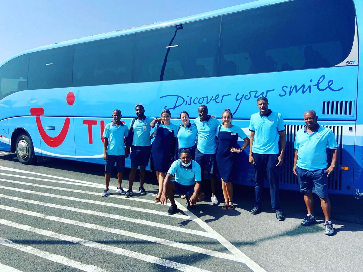 TUIGroup's tweet photo. ✈️🇨🇻🇬🇧🎉 Another amazing moment of #Restart21: Last weekend, the first flight from UK arrived in #CapeVerde, Boa Vista, since 23.03.2020.
#WelcomeBack #LiveHappy @TUIUKPR @TUIUK @TUIUK_Placement https://t.co/7DORzVE5gN