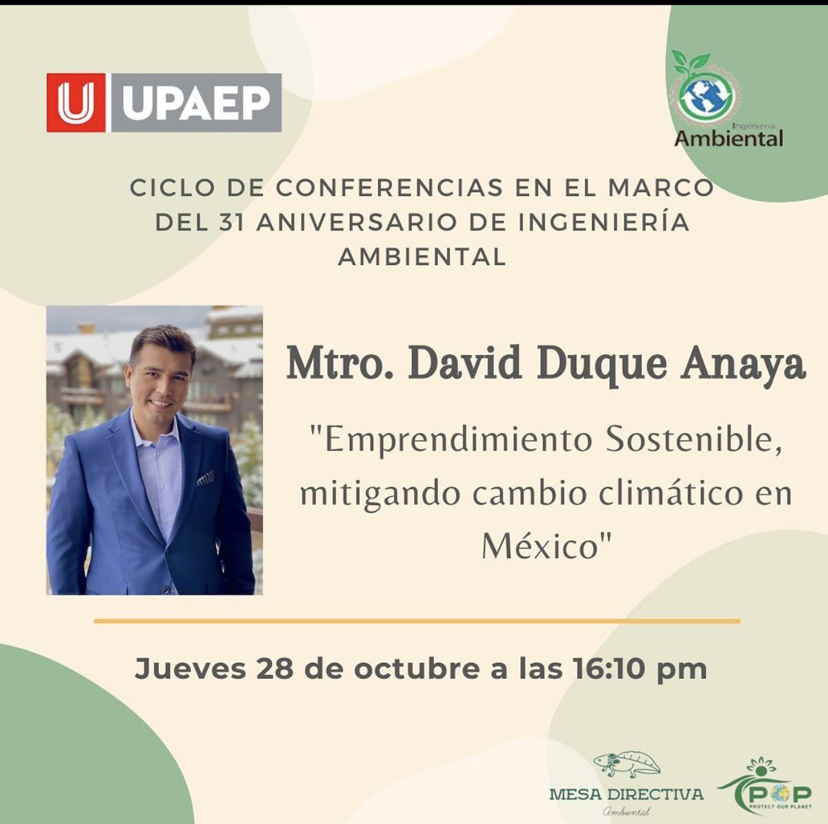 duque_d's tweet image. Emprendimiento sostenible nos vemos este jueves @UPAEP