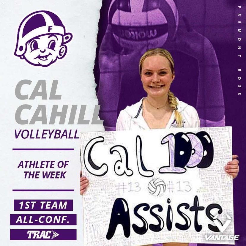 Congratulations to our @VantageBrandCo athletes of the week- Logan Baacke and Cal Cahill! <a href="/NCShowtime/">North Coast Showtime</a> #catchit #fremontvsworld 💜