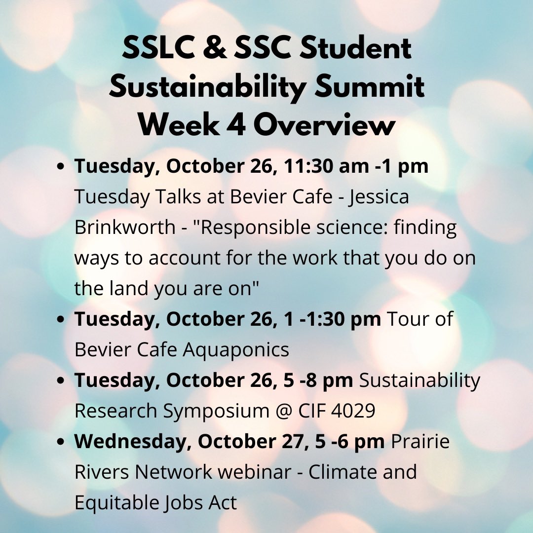 UIUC Student Sustainability Leadership Council (uiuc_sslc) / Twitter