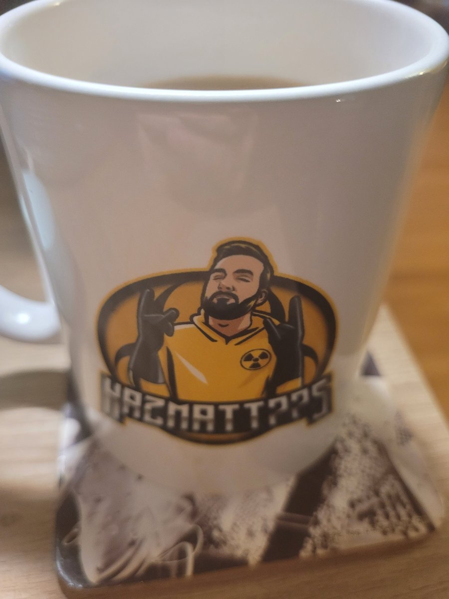 Viciousone85's tweet photo. Can't start the day without my coffee! @Hazmatt775  #lovethismug #durableAF https://t.co/yvaP4ruEuT