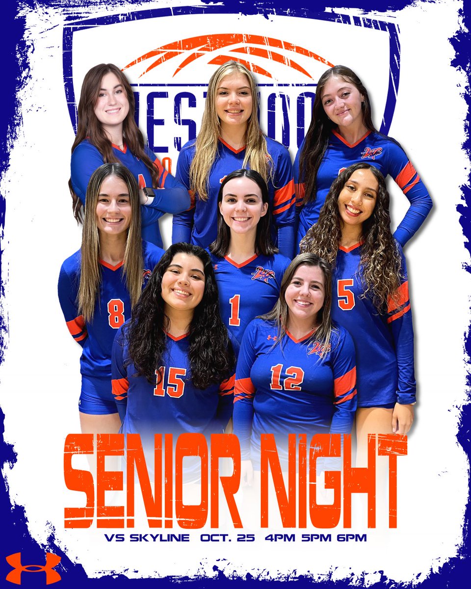 WWGirlsVB's tweet image. 𝐒𝐄𝐍𝐈𝐎𝐑 𝐍𝐈𝐆𝐇𝐓

Come out tonight and celebrate our Seniors in their final home game.  Students wearing any Westwood shirt w/Student ID get in free.

#RepTheWood #SeniorNight