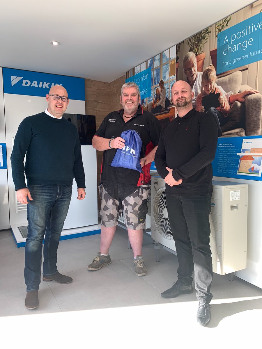 HPIN_uk's tweet photo. It was great to have Sean from @barrettheating visit the #HPIN HQ today! Sean has recently signed up to become part of our rapidly growing network of Heat Pump installers👏 

We can’t wait to see his journey with us progress!🤜🤛 https://t.co/J2d0xO56st