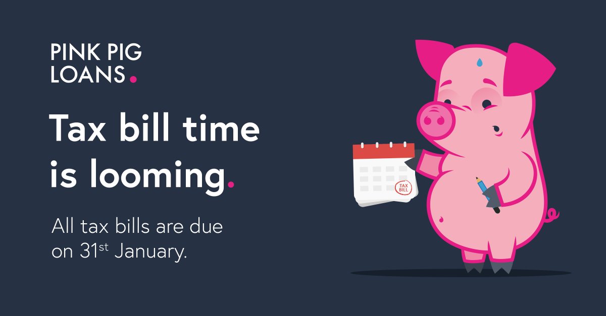 PinkPigLoans's tweet photo. The deadline for filing Self Assessment tax returns and paying the bill is 31st January.

We have options available for clients who need to raise funds.

Call us today on 08000 35 37 35 https://t.co/KKfpQLcZ31
