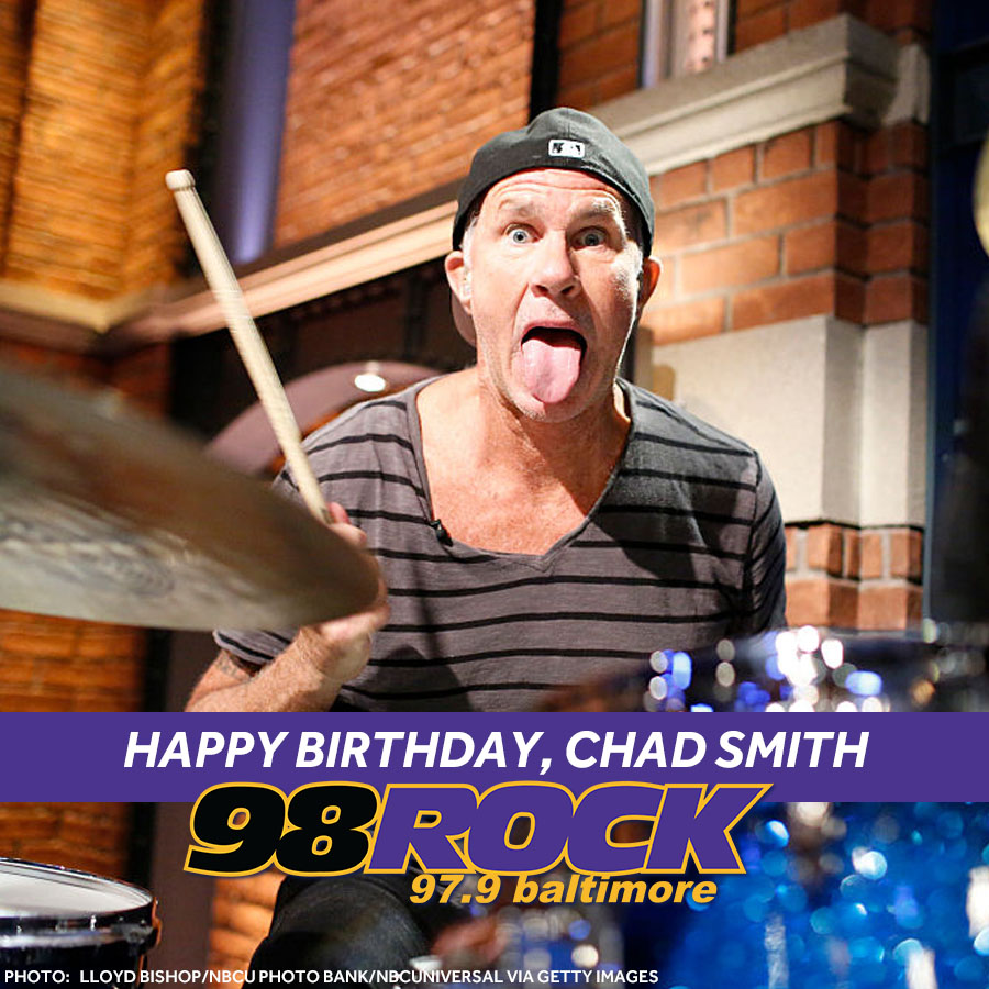 Happy 60th Birthday to Chad Smith of the Red Hot Chili Peppers! 