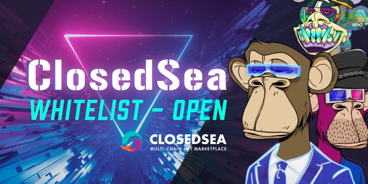 Join the <a href="/closedseanft/">ClosedSea (Sold Out)</a> whitelist competition for the IDO taking place on October 29th at 3pm UTC

💰 Raise Amount: $250,000
🤑Max Contribution: $425
👉$SEA per BUSD: $0.18
🚀Astroshot: 1000 $NAUT

WL Link 👉🏼 gleam.io/ZbCXy/closed-s…

#BSC  #Whitelist #NAUT #IDO #NFTCommunity #NFTs
