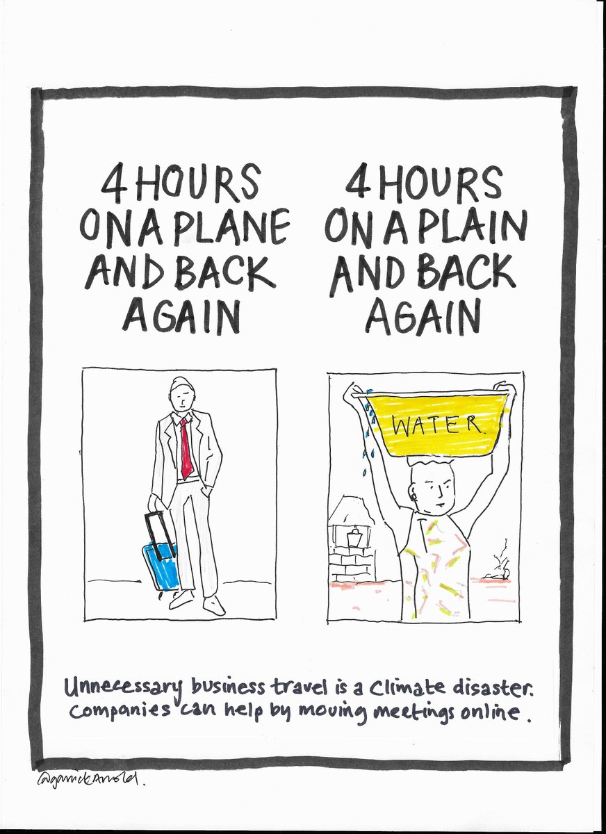 Slight re-work
<a href="/OneMinuteBriefs/">One Minute Briefs ⏱️</a> 
Unnecessary business travel is a climate disaster.
<a href="/justuseteams/">Just Use Teams</a>
 #JustUseTeams
