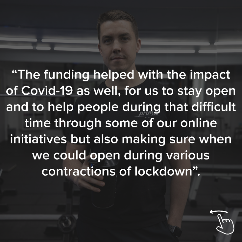 FundingOptions's tweet photo. We were able to help Director, Matthew Williams get the 💸 funding he needed to keep his #business, @FitnessPrima, afloat during #Covid19 so that it could continue to be the heartbeat of its local community post-pandemic.
