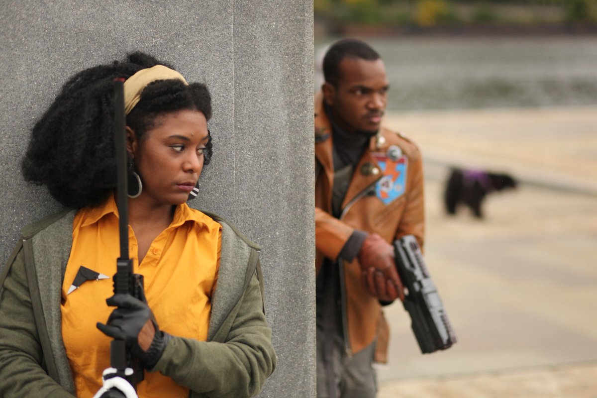 GreyWolf7880's tweet photo. Nowhere to run to. Nowhere to hide.
🔄🧔🏾💥🔫👩🏾🦱💥🔫🧔🏾💥🔫👩🏾🦱🔄
#Cosplay @bethesda @deathloop @BethesdaStudios #Deathloop #DeathloopCosplay #ColtVahn #ColtVahnCosplay #JuliannaBlake #JuliannaBlakeCosplay #Bethesta https://t.co/spdXbEopwo