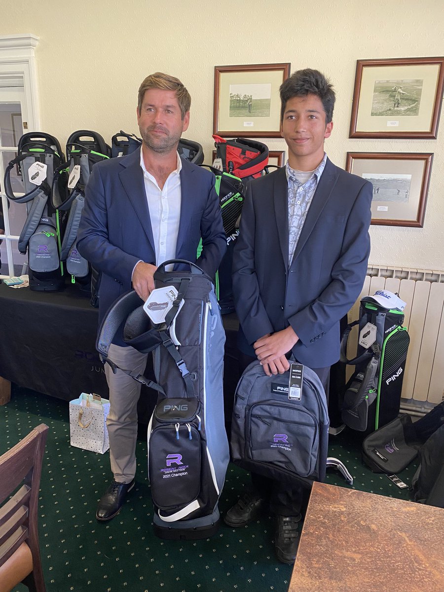 robrockgolftour's tweet photo. What an amazing Grand Final @Hollinwell well done to all of our winners !! U18 boys gross 2021 Champion Finn Dobson, U14 Boys Gross Champion Kailash Krishnan and U18 girls gross champion @AriannaV_Golf https://t.co/NyRN3FQNkU