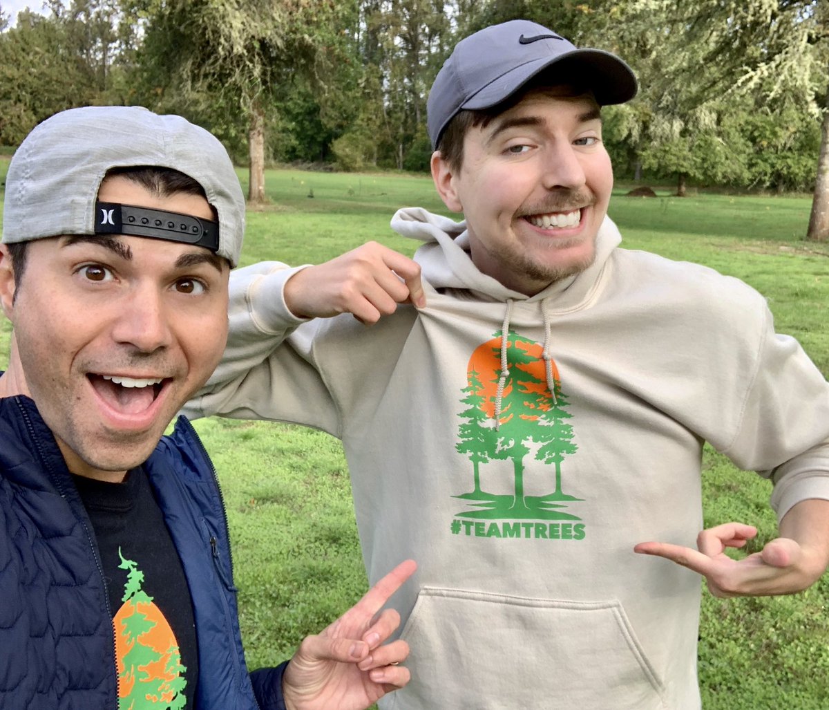 MarkRober's tweet image. 2 years ago today we launched @teamtrees. Coolest part is not only did we crush our goal of 20M trees but on average 2,600 trees/day are still being planted on teamtrees.org.