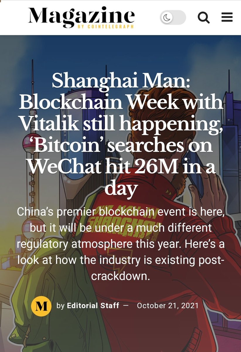 eisenreich's tweet photo. VeChain x Wanxiang Blockchain Week
"Last week, logistics company DHL announced an NFT launching on the VeChain mainnet. These NFTs are emerging as a way to reward customers." ๐ค
#BlockchainNotCrypto ๐จ๐ณ
#VeChain $VET #VeFam $BTC #Bitcoin #NFTs #NFTCommunity #NFTCollector https://t.co/ORPwi4GmDJ