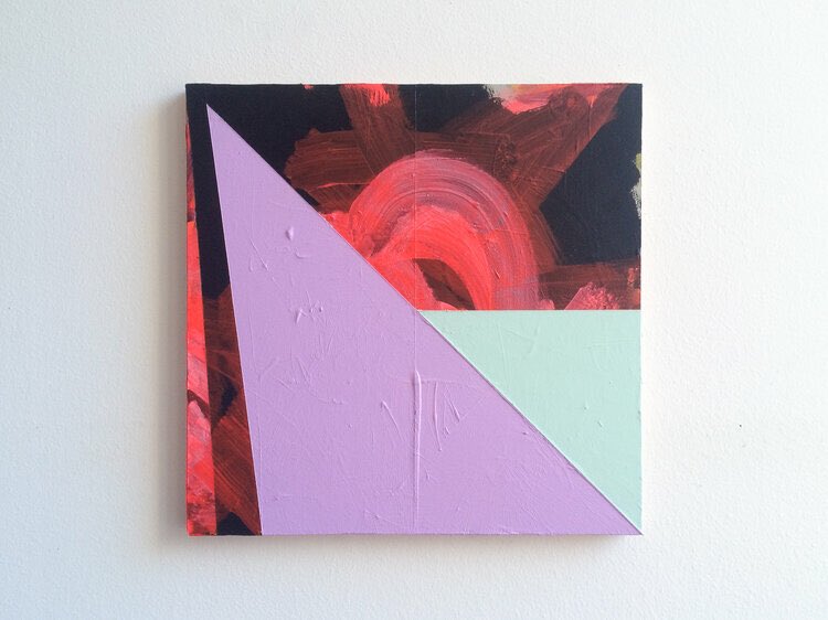 These two paintings are now available via <a href="/riseart/">Rise Art</a> 
Happy to say that Pulley is also featured on Weekly Picks selected by @veritybabbsart 💫

Pulley, acrylic and emulsion on hardboard, 30x30cm, £525

Sharp, acrylic and emulsion on hardboard, 30x30cm, £525
riseart.com/artist/121198/…