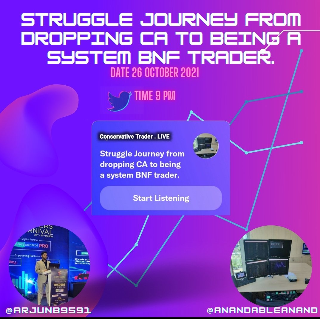 AnandableAnand's tweet image. #anandable spaces is back with

@ArjunB9591

His struggle, his life story and more

Time: 26th October, TOMORROW

Pls Retweet for wider reach