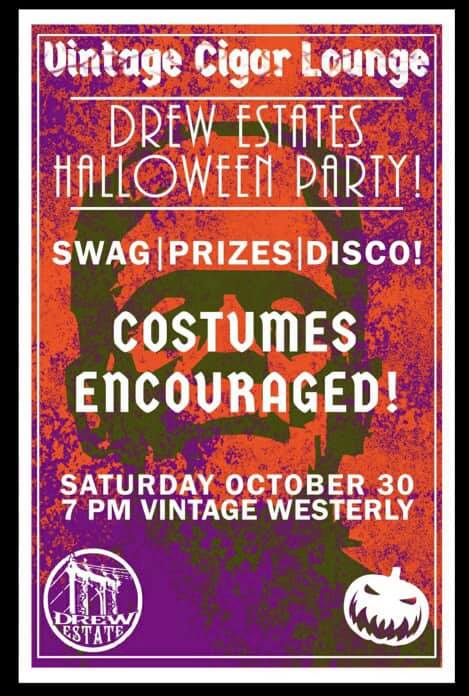 10/30 7PM Drew Estate Halloween Party - mailchi.mp/b1da1eefddc8/g…