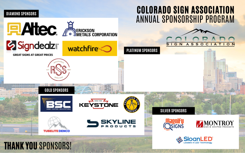 We'd like to send out a big thank you to RSS Insurance Services, the newest Diamond Sponsor in the CSA Annual Sponsorship Program. RSS Insurance is located in Westminster, CO. Website: rss-insurance.com