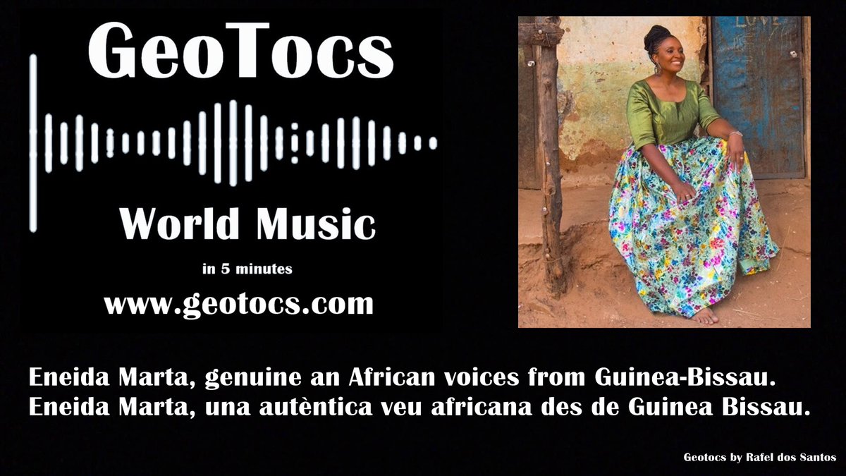 geotocs's tweet photo. Eneida Marta, a genuine  African voice from Guinea-Bissau.
Listen on  https://t.co/Q50a9Ipx4c World Music in 5 minutes!
Internet &amp; FM radio
@eneidamarta
https://t.co/4mdqtoerzi https://t.co/JzLUMjWVV1