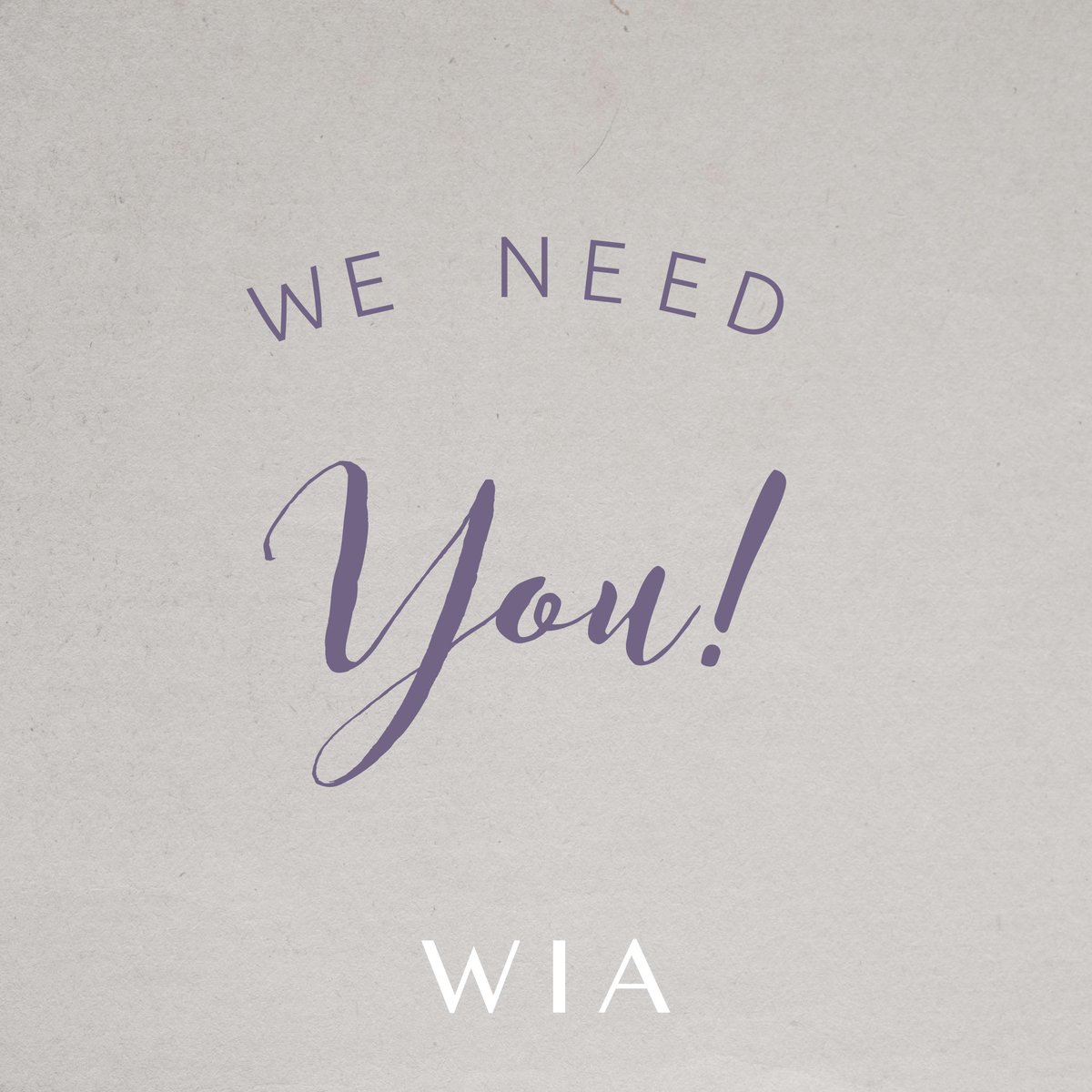 🙋🏾‍♀️🙋🏻‍♀️🙋🏽‍♀️🙋🏿‍♀️🙋‍♀️ WE NEED YOU! 🙋🏾‍♀️🙋🏻‍♀️🙋🏽‍♀️🙋🏿‍♀️🙋‍♀️

Please get involved with WIA!  We have several opportunities:

Open Leadership Positions:
❤️President-Elect
🧡2 Board Member At-Large Positions
💛Annual (October) Meeting Chair
💚Chapter Liaison
