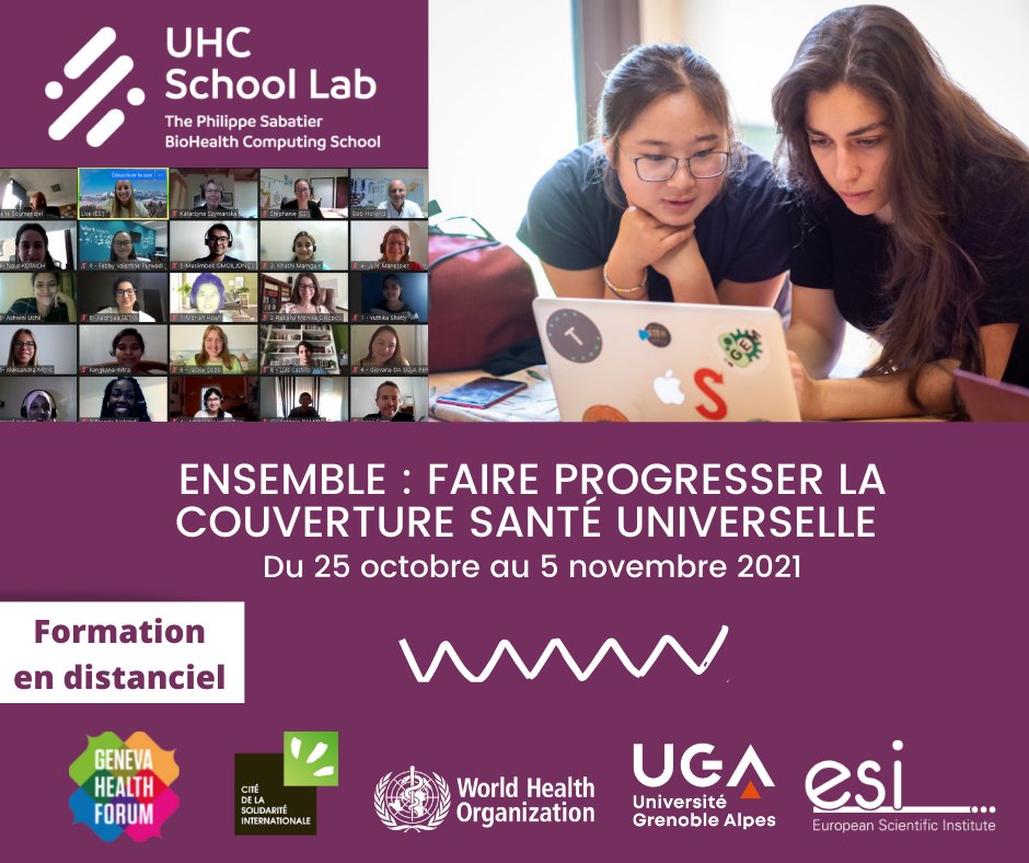 ESIArchamps's tweet photo. Aujourd'hui est le début de l'UHC School Lab !
L’UHC est une école intensive de 9 jours en distanciel, pilotée par l'@UGA et l'ESI en lien avec l'@OMS
#ArchParc #FrenchGenevaCampus #Grandforma https://t.co/uCxOlJEohx