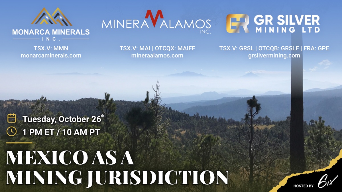 Mining_Americas's tweet photo. Tomorrow, join the live panel discussion being hosted by @6ix, and learn firsthand about the experiences and lessons about doing business in Mexico.
Discover the details when you register: https://t.co/MXw2Bj9xAF
$MAI.V #MAIFF https://t.co/kkSmER9a4s