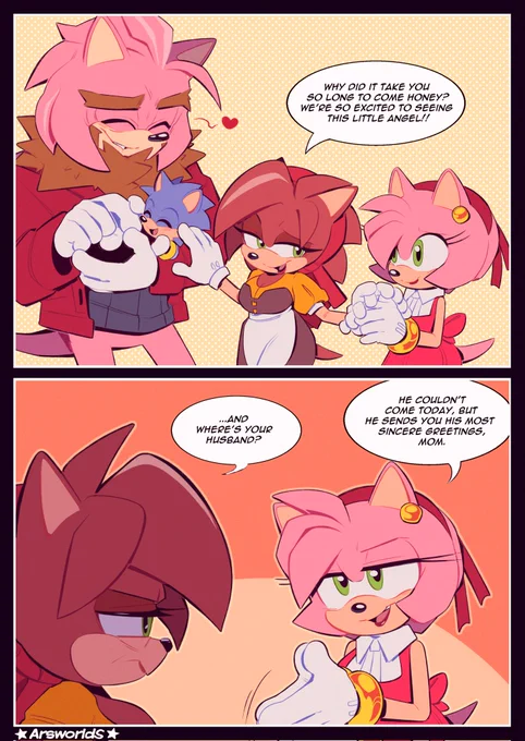 Meeting Mr. and Mrs rose🌹
#sonicthehedgehog ⭐ 
