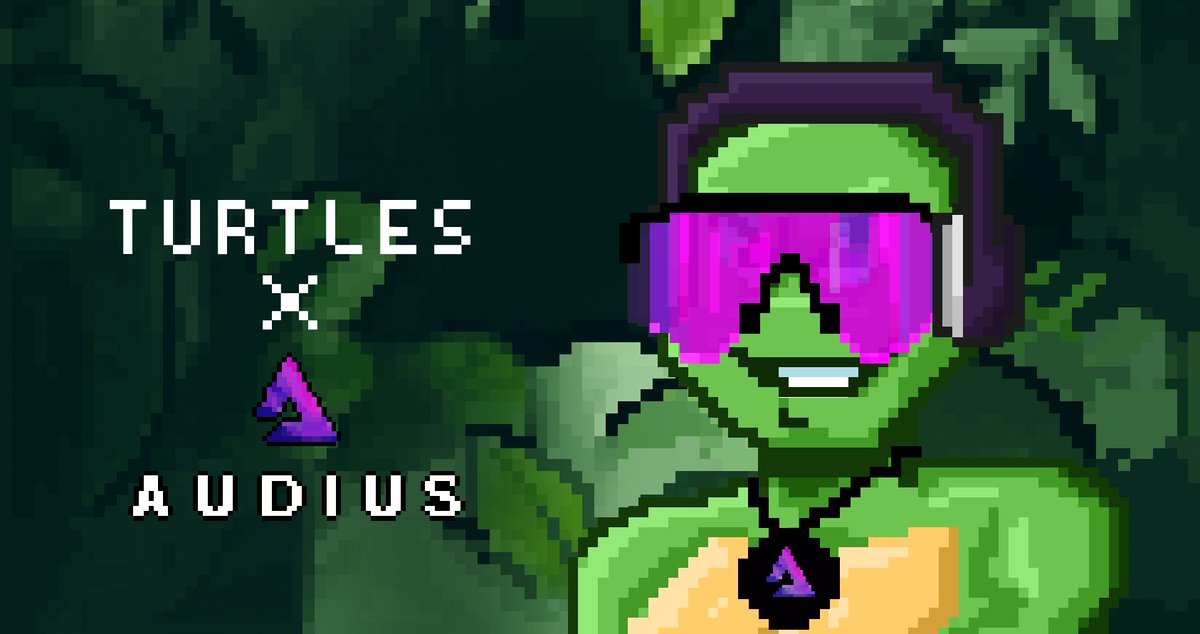 Turtles 🔼🐢 (@turtlesnft) on Twitter photo Turtles, we are thrilled to announce our collaboration with @AudiusProject
The winner will receive a turtle + 500 $AUDIO
To enter and have a chance to win.
1️⃣ Follow <a href="/TurtlesNFT/">Turtles 🔼🐢</a> x @AudiusProject,
2️⃣ Like & Retweet this tweet,
3️⃣ Tag your friends.
Stay tuned… 🤫 Turtles, we are thrilled to announce our collaboration with @AudiusProject
The winner will receive a turtle + 500 $AUDIO
To enter and have a chance to win.
1️⃣ Follow <a href="/TurtlesNFT/">Turtles 🔼🐢</a> x @AudiusProject,
2️⃣ Like & Retweet this tweet,
3️⃣ Tag your friends.
Stay tuned… 🤫