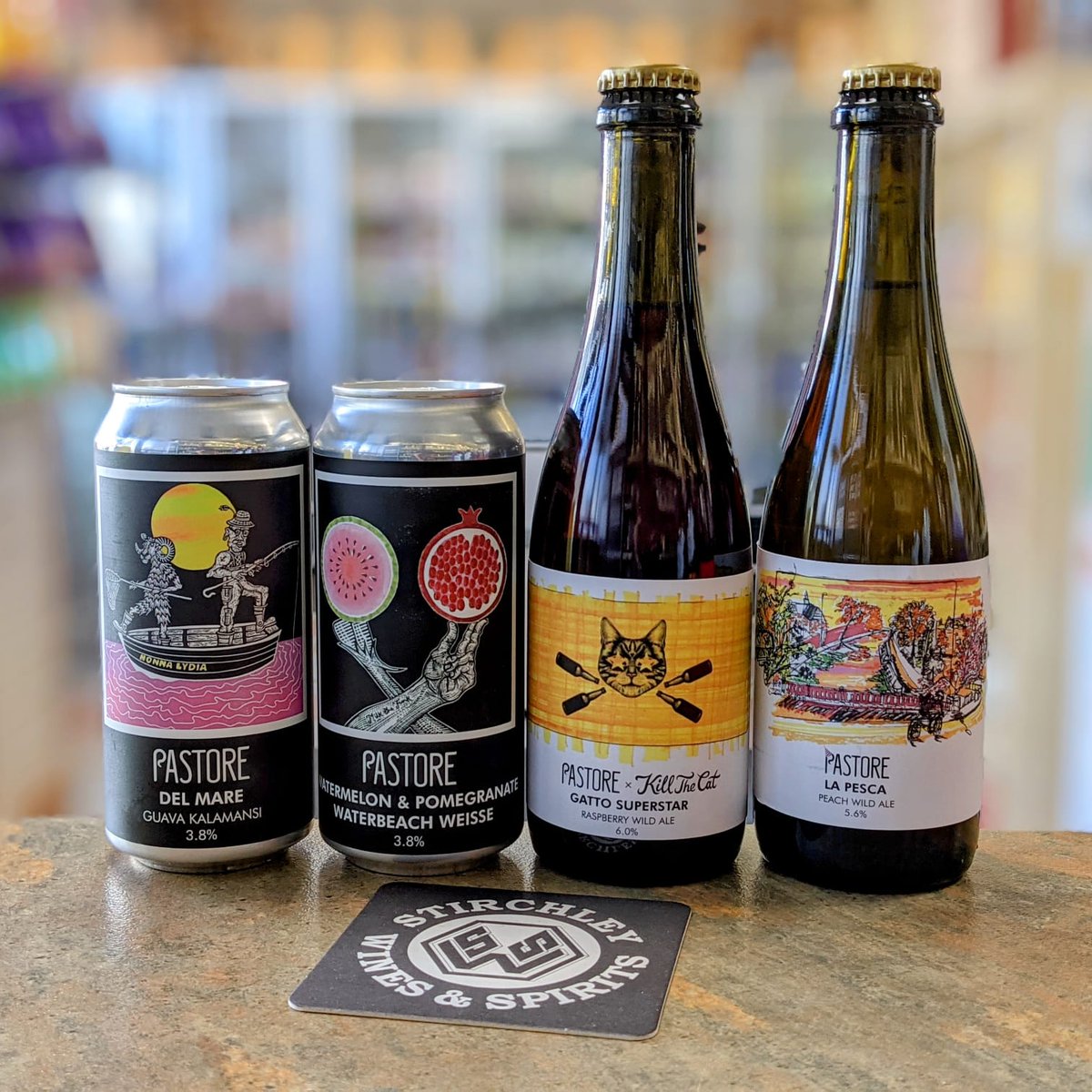 StirchleyWines's tweet photo. Four new additions to our range of mixed fermentation beers from @pastorebrewing. Grab them while you can!
๐บ Watermelon & Pomegranate Waterbeach Weisse - 3.8%
๐บ Del Mare - 3.8%
๐บ Gatto Superstar - 6.0%
๐บ La Pesca - 5.6%
#NewBeer #MixedFerm #VivaStirchley https://t.co/1keAiu5gSH