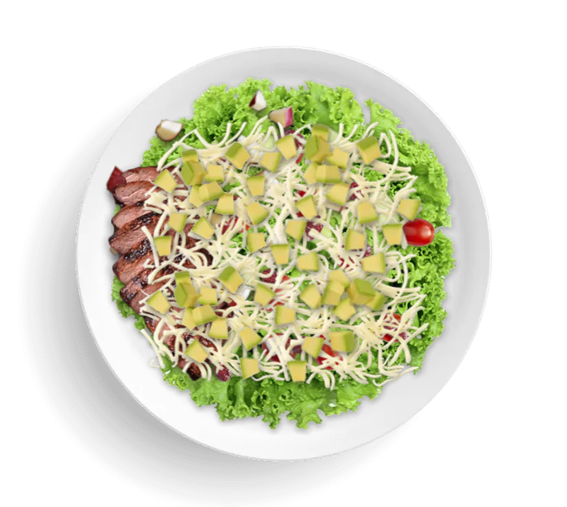 AmberGrunewald's tweet photo. Look at this salad that I built! Mix and match ingredients – it’s always good #AvocadoSaladBar https://t.co/z7KqfiQGu2 https://t.co/mZZySs05o5