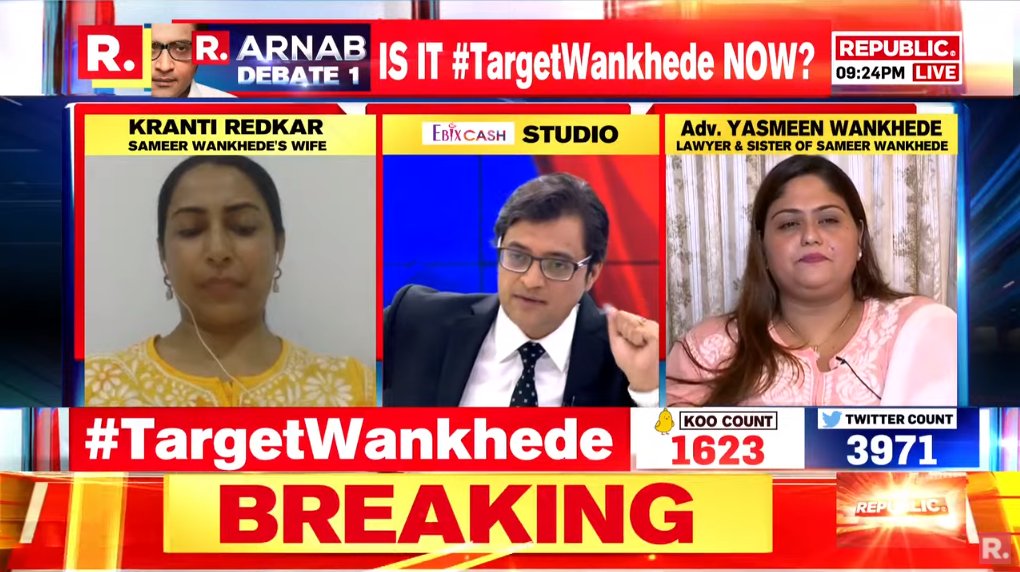Shy_Sushh's tweet image. Last year it was #TargetArnabPlot.. This year, it&apos;s #TargetWankhede..

Our Stand is very Clear. We stand by the side of Truth. We stood by Arnab Goswami then. We will stand by Sameer Wankhede now.✌🏻