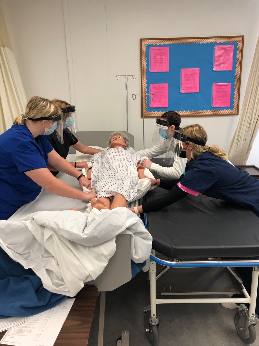 Health Occupation students are geared up and perfecting moving their patient from bed to stretcher. #Tech4All #alliedhealth #nursing #medicine #healthcare <a href="/hasd_district/">Hempfield Area SD</a> <a href="/PTWarriors/">Penn-Trafford Athletics</a> <a href="/BVASDinfo/">BVA School District</a> <a href="/MPAVikings/">Mt. Pleasant Area HS</a>