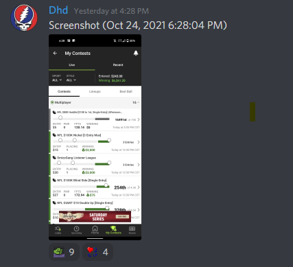 AlZeidenfeld's tweet photo. Love to see SO many people in the SmizzGang discord crushing it this season. Seems like it's just going to be a matter of time before another member binks the milly. 

Imagine not being a member. https://t.co/lhXlpdc2YP
