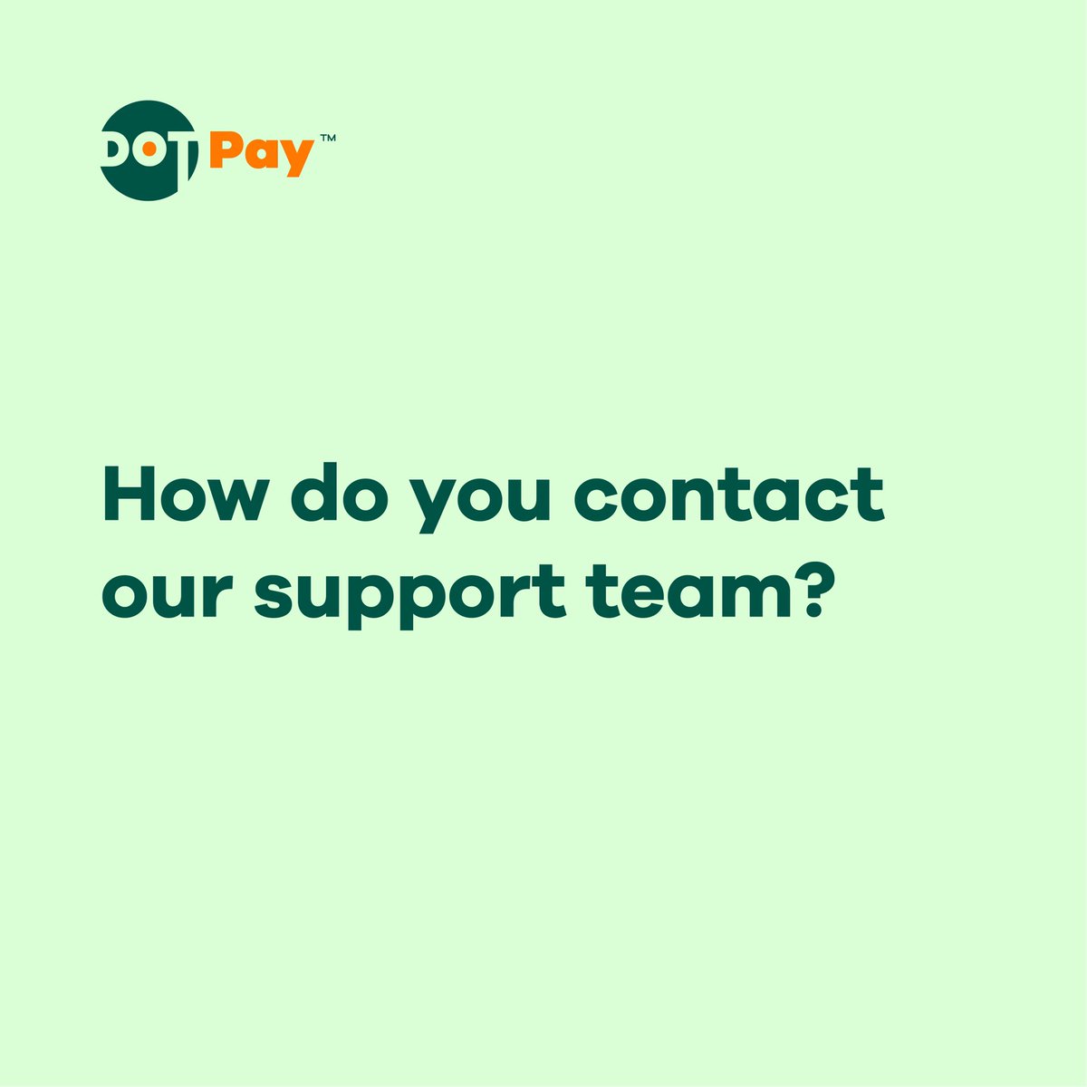 Dotai__'s tweet photo. Whatsapp, Social Media DMs or e-Mails… tell us how you reach out for support when you have an issue with your #DotPay POS or a transaction.
 #DotPayHelpDesk https://t.co/mgt7VYmjZu