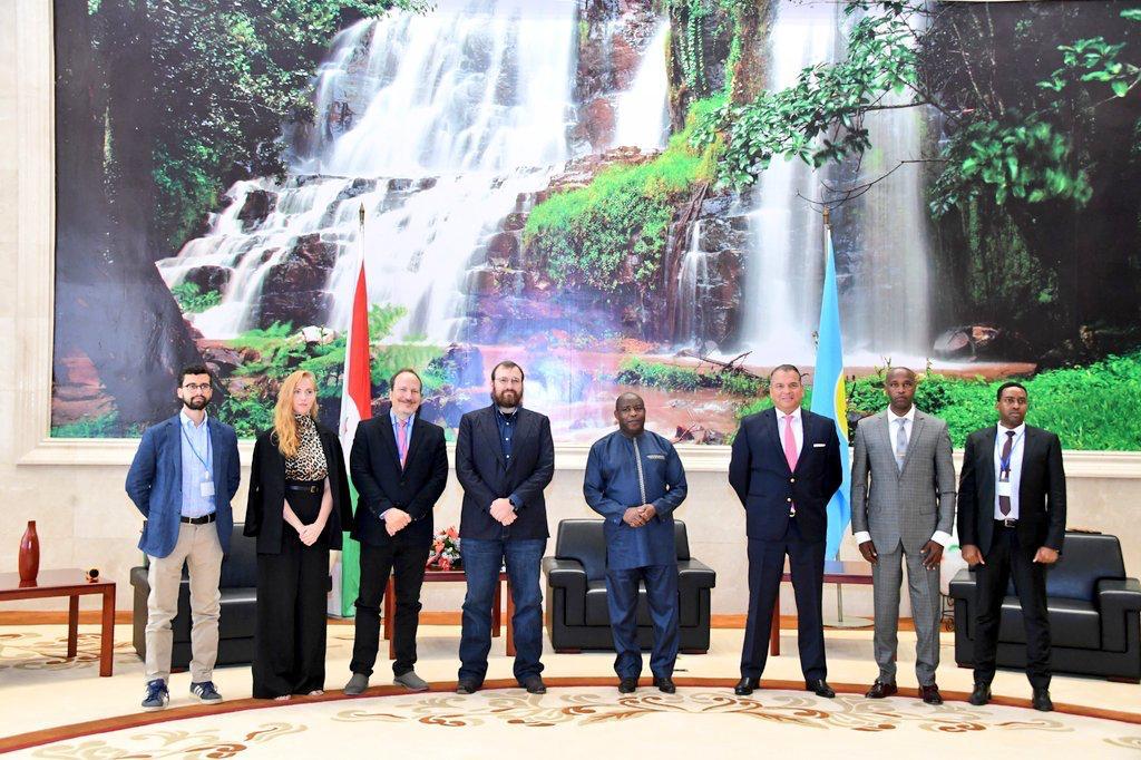 Great meeting with his excellency President Évariste Ndayishimiye about the future of Burundi's digital transformation