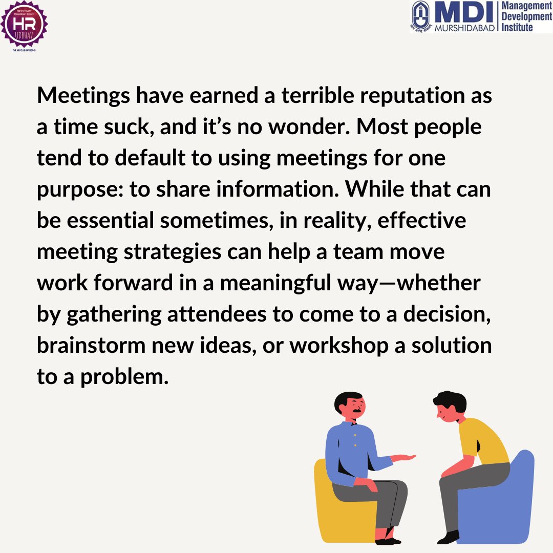 hrudbhav's tweet photo. Do you feel meeting takes up lot of time or the desired result couldn't be achieved?
Well in this post of 'The Human Element' we are covering the elements of Effective Meetings

#meetings#meetingsgoals#meetingsandconventions#effectivemeetings#teammeetings#teamgoals https://t.co/pqGZjC1IRz