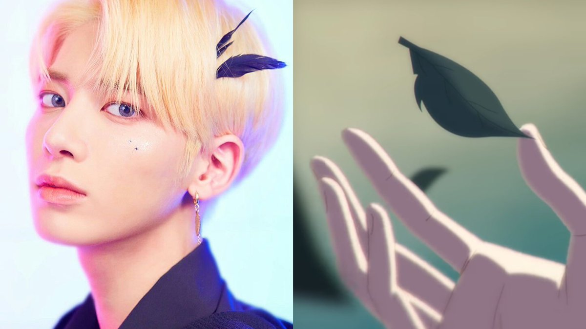luvschoiyj's tweet photo. yeah there’s no way this isn’t taehyun.. taehyun and this “figure” are sitting across from each other because he’s mirroring him, probably one of his magic tricks since he’s a sorcerer https://t.co/5imOz4xQ27