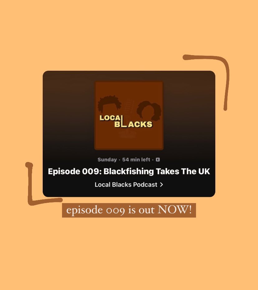 localblackspod's tweet photo. In case you missed it, episode 009 is out NOW! Give us a listen and tell us what you think 🤎✨

https://t.co/7pN765DY0r

https://t.co/LDCDVHnpLm https://t.co/JDjgcwYoFY