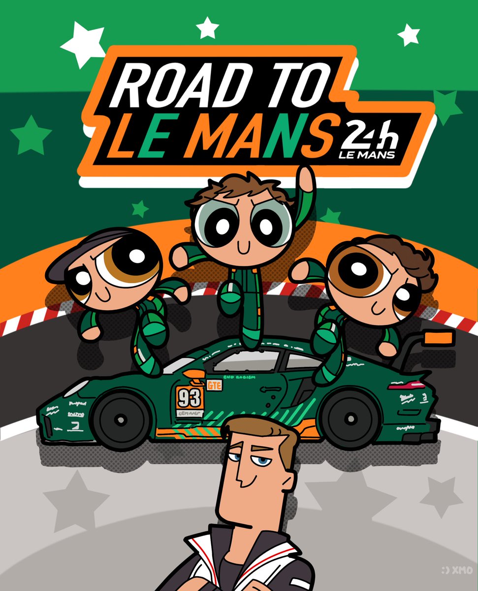 So excited that I drew this immediately 😂 ! Congratulations again!! Keep the pace towards Le Mans! 
#michaelfassbender #protoncompetition
#roadtolemans
#elms