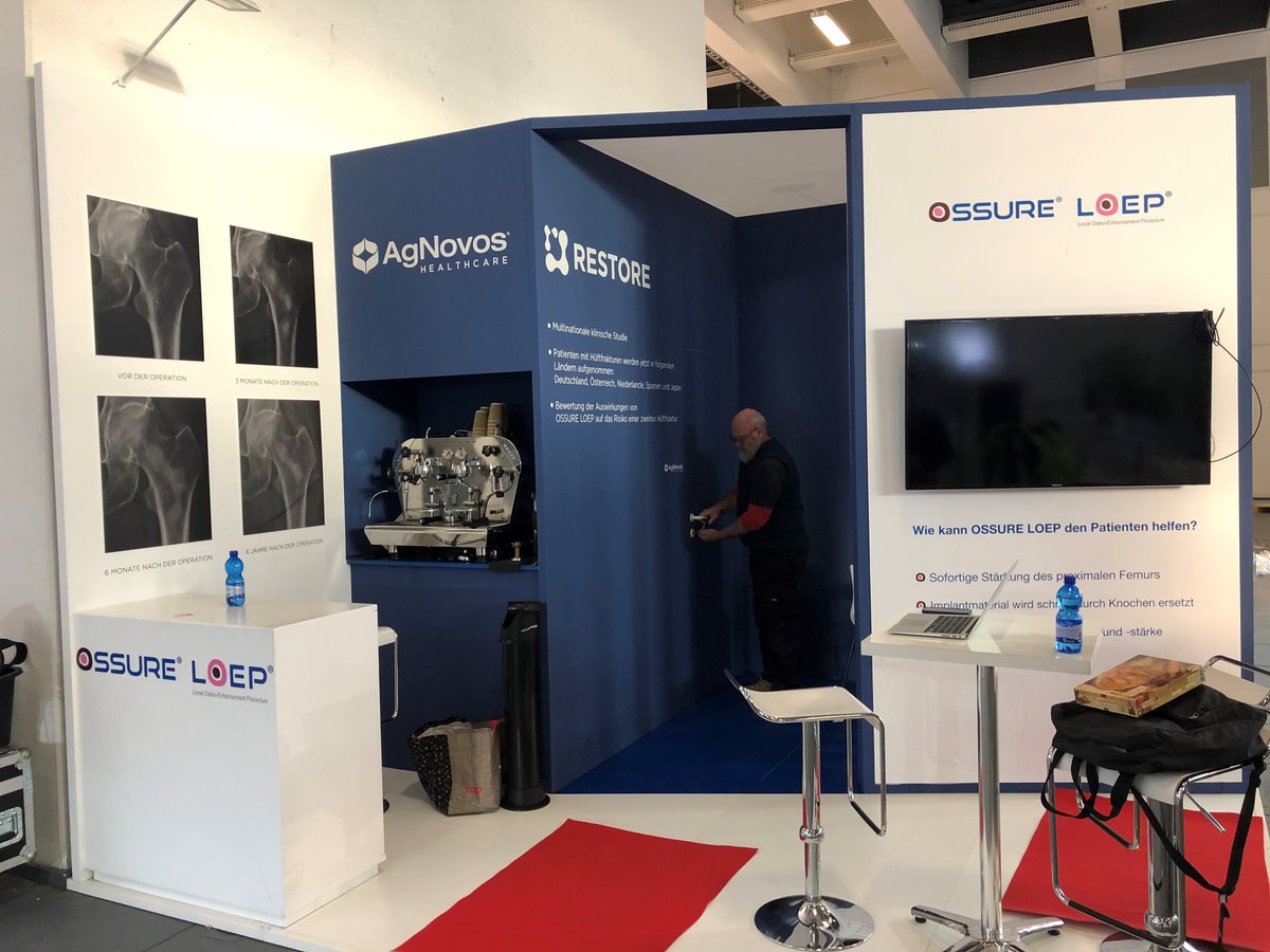 AgNovos's tweet photo. AgNovos Healthcare will participate in this year’s German Congress of Orthopedics and Traumatology (#DKOU2021). AgNovos will present the latest data on its CE-marked OSSURE LOEP kit in a conference booth and sponsor a symposium on Oct. 26th, 1:15pm (CET).
Stop by and visit! https://t.co/hI6ktqQSfl