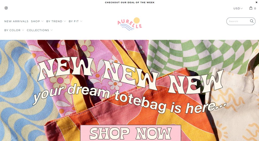 Aurelle.shop designs colorful and happy fashion for any occasion and any time of year. Thank you for choosing .shop! #dotSHOPwebsite