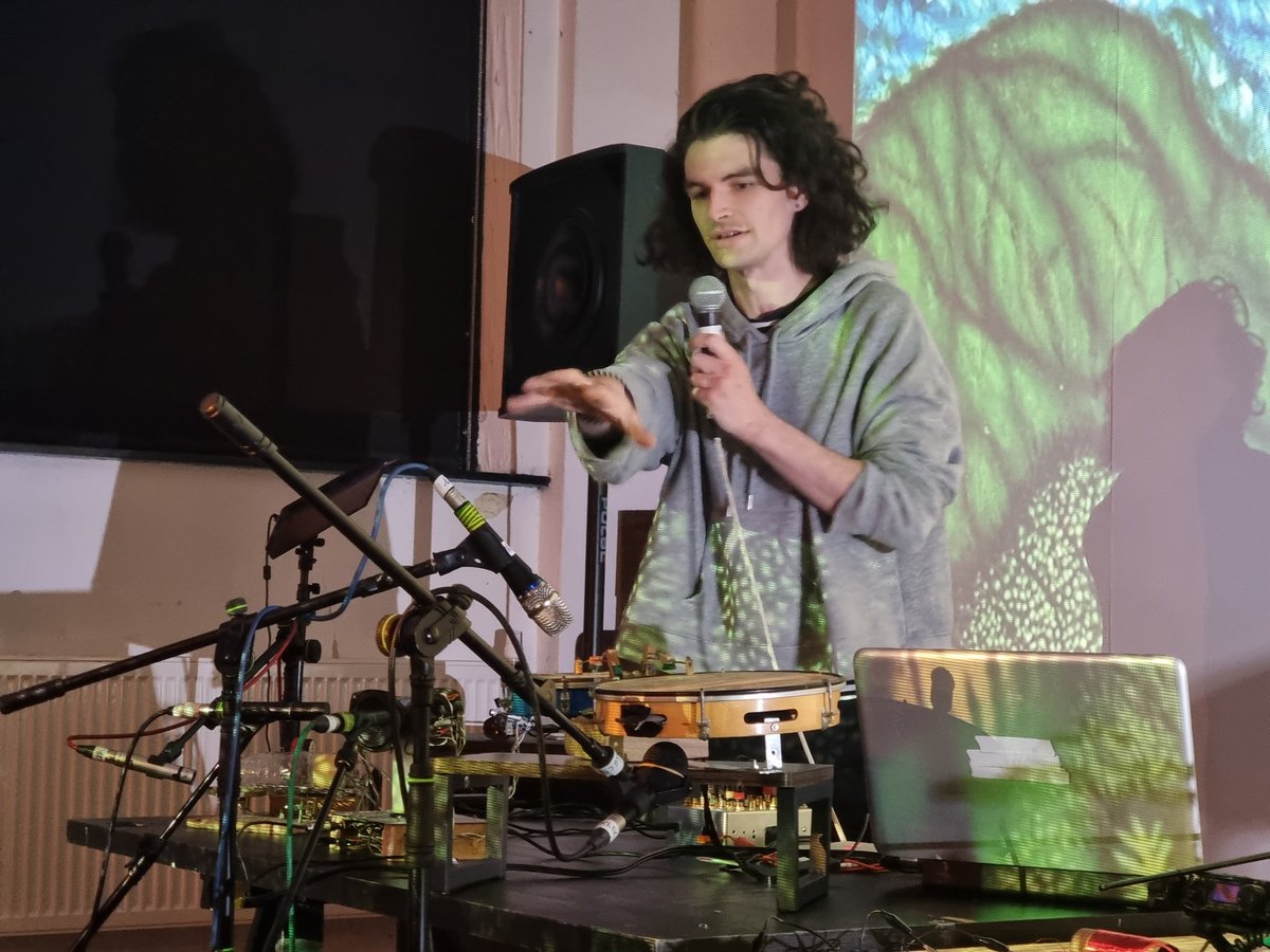 amycutler1985's tweet image. So wonderful to hear @SoundArtHannah and @CSLobotomy at @iklectikartlab &amp;amp; dreamy to be part of the @hackoustic lineup with @scolar as our duo RAVINE/MACHINE! inspired by hacked radio and triggered drums and inner cycle tyres and environmental sensing ✨