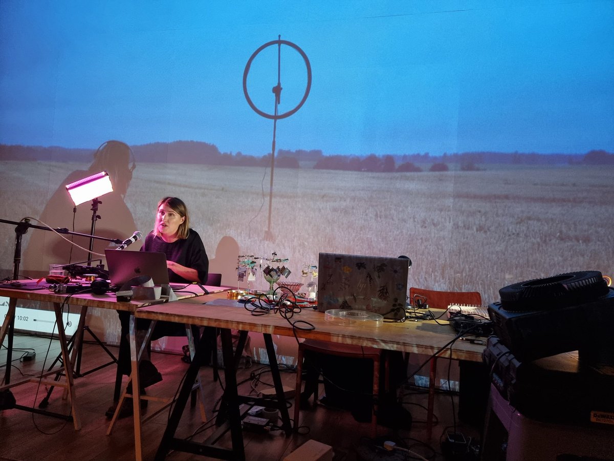amycutler1985's tweet image. So wonderful to hear @SoundArtHannah and @CSLobotomy at @iklectikartlab &amp;amp; dreamy to be part of the @hackoustic lineup with @scolar as our duo RAVINE/MACHINE! inspired by hacked radio and triggered drums and inner cycle tyres and environmental sensing ✨