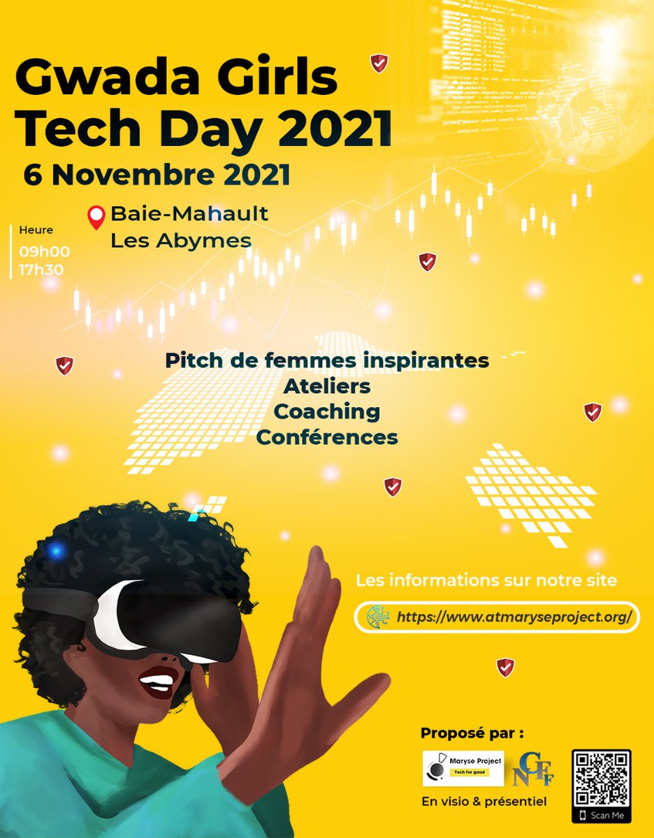 zazaones's tweet photo. #techforgood
Je suis ravie d'être partenaire de @MaryseProject  dans le cadre de cet événement. Contribuons à la diversité et l'inclusion dans le monde de la Tech et ce dès le plus jeune âge.  @CRGuadeloupe 
@outremernetwork 
@outremers360 
@douglasmbiandou 
@AN_OutreMers https://t.co/2nUPt0F6pq