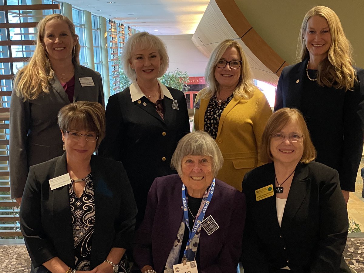 Always my favorite ACEP tradition - Past Presidents and Speakers Luncheon and the Lady Leaders Photo. #ACEP21
