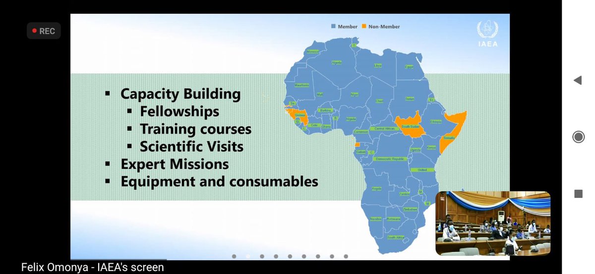 GhanaYGN's tweet photo. Applications of peaceful uses of nuclear technology.

#AYNS2021 #Africa4Nuclear @african_ygn @GhanaYGN @AUYouthProgram @auyouthenvoy_ @AUC_MoussaFaki @iaeaorg https://t.co/NzqUN1DBsi