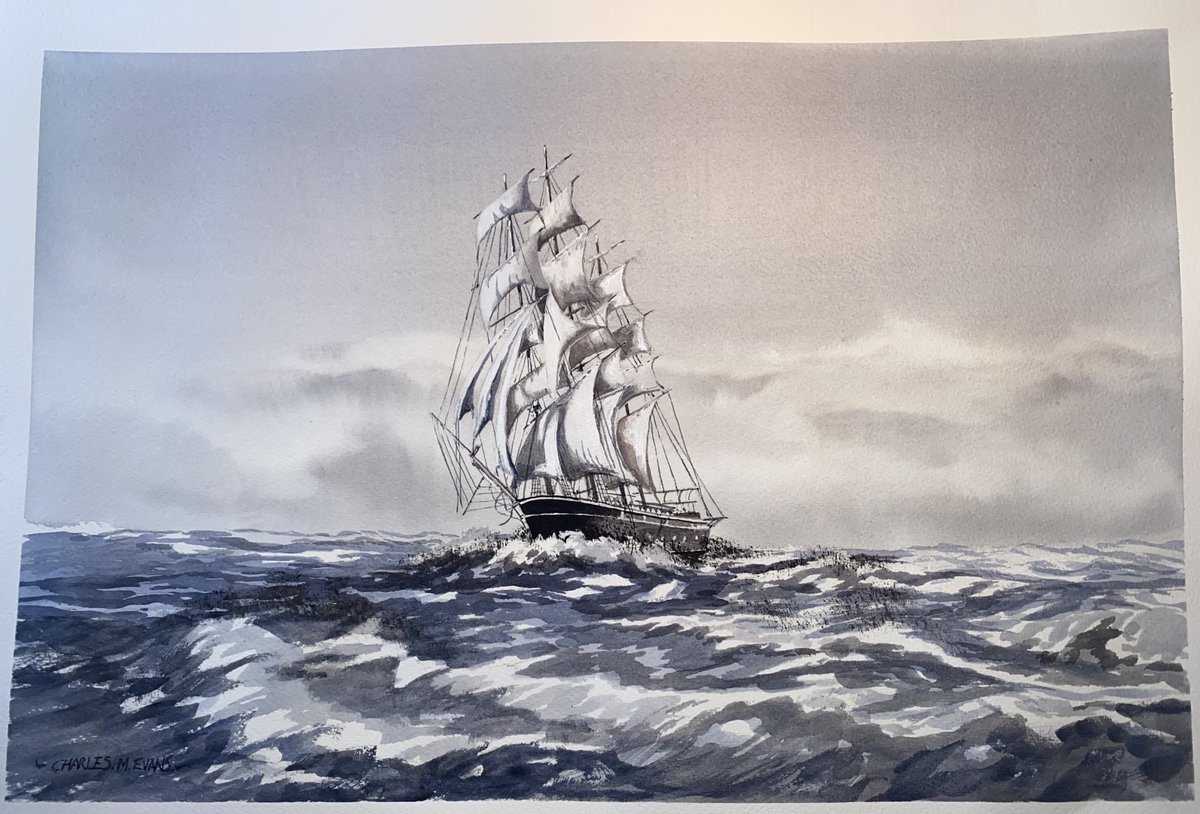 Job done. ⁦<a href="/DalerRowney/">Daler-Rowney</a>⁩ #watercolour charlesevansart.com