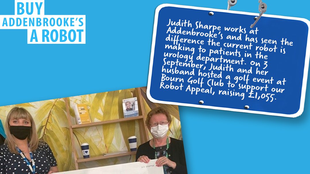 ACTcharity's tweet photo. Our brilliant fundraisers like Judith are pulling out all the stops to help us reach our Robot Appeal target. 🏌️‍♂️⛳️

What will you do? https://t.co/UgY2Kdihhc https://t.co/6rUxUswRQh