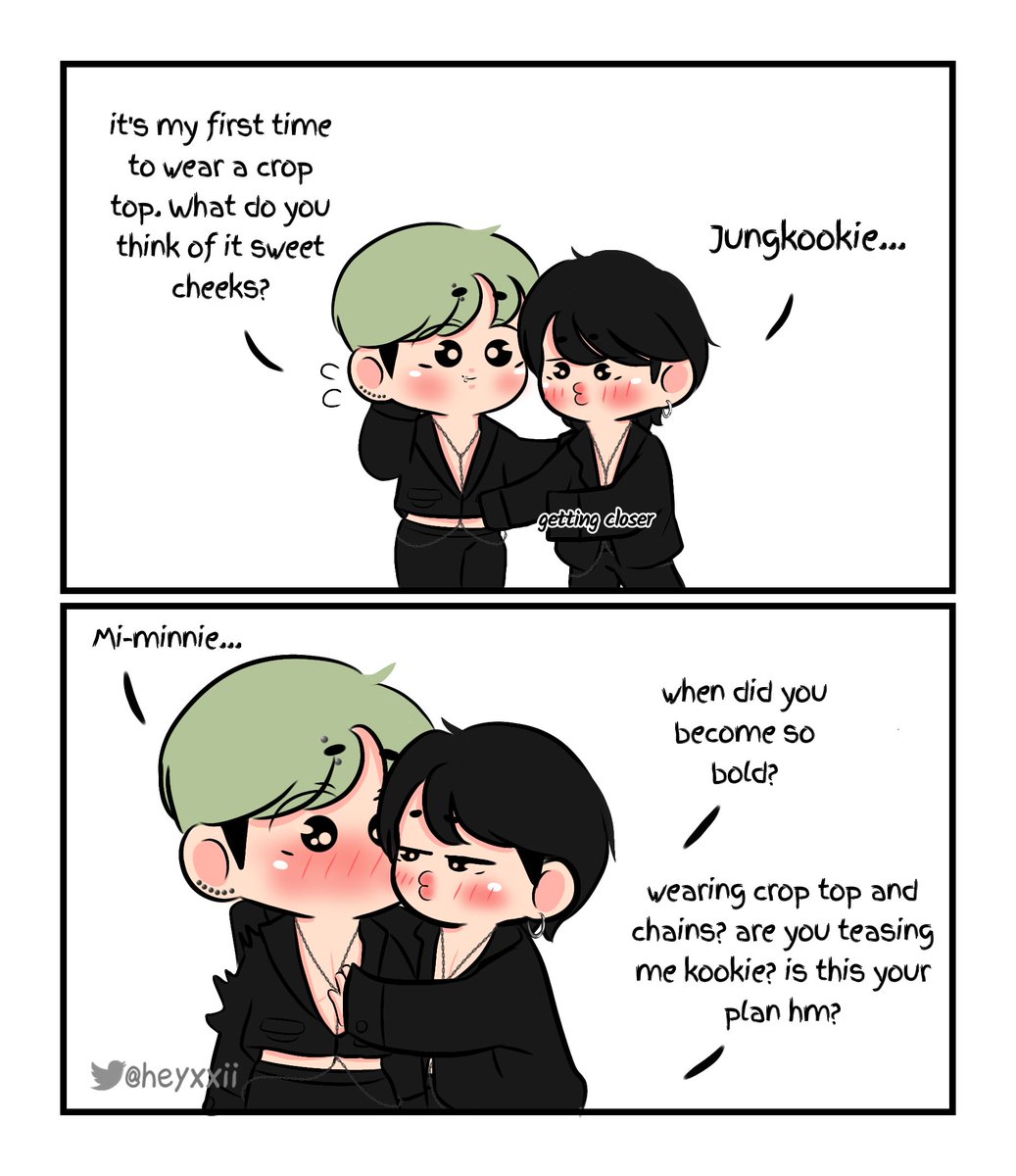 heyxxii's tweet photo. Kookie is hot 😆 
#jikook #kookmin https://t.co/sdWF0I2IAo