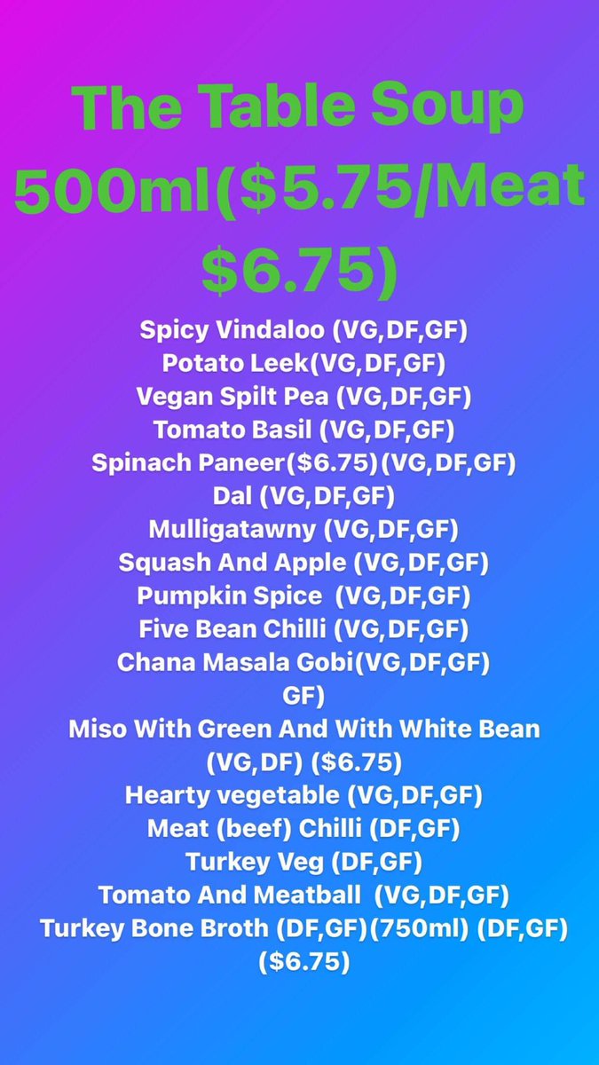 TheTableByCarol's tweet photo. Don’t miss out on Friday’s delivery!!

ORDER NOW🥰

https://t.co/EPPwmoAoce https://t.co/0HO16YrzFO